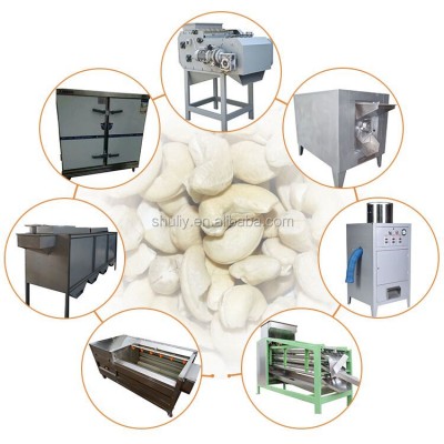 Raw Cashew Nut Production Line/cashew Nuts Processing Machine Cashew Nuts Roasting Machine